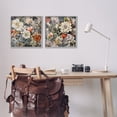 thumbnail image 3 of Stupell Industries Vintage Blooms Arrangement Botanical & Floral Painting Gray Framed Art Print Wall Art, 17 x 17, Set of 2, 3 of 10