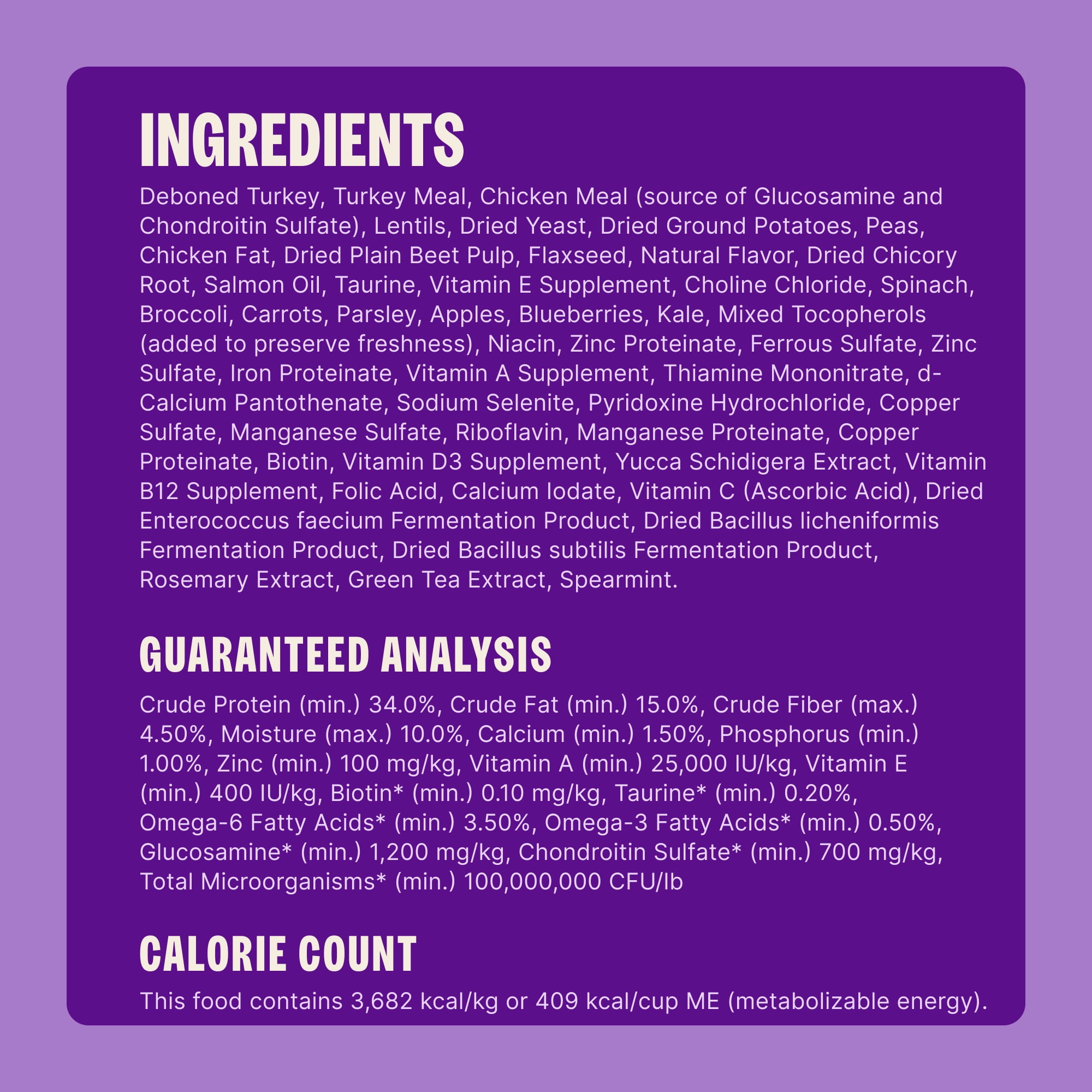 Wellness CORE Adult Dry Dog Food, Grain Free Kibble, Natural, High Protein, Turkey and Chicken Recipe, 35 lb Bag