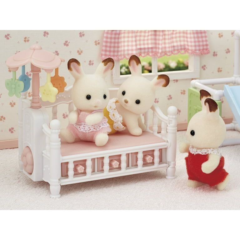 Calico Critters Baby Nursery Doll Miniature Playset with Crib and
