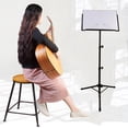 thumbnail image 3 of Soporte de música soporte plegable de música con bolsa de transporte para violín Piano guitarra instrumento de Navidad Yuyangstore atril plegable, 3 of 8