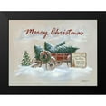 thumbnail image 2 of Britton, Pam 18x15 Black Modern Framed Museum Art Print Titled - Merry Christmas Wagon, 2 of 5