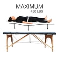 thumbnail image 4 of GreenLife® 2-Section 3" Economic Wooden Sport Size Portable Massage Table - MTWS121NA No Accessories, 4 of 4