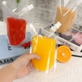 thumbnail image 4 of Miangastore 50 Clear Drink Pouches with Straws - 250ml, 4 of 5