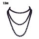 thumbnail image 4 of Sonducket Gargantilla de perlas, suéter personalizado Multicolor ajustable delicado, estilo Simple, regalos del Día de San Valentín, collares en capas Ropa, zapatos y accesorios Miscelánea Negro Sonducket AP009025-05B, 4 of 6