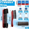 thumbnail image 2 of Billiards Cleaning Pool Table Cleaner Felt Brush Kit Include Rail Brush 12 Pool Cue Chalk Square 20, 2 of 4