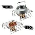 thumbnail image 7 of CAMPINGMOON Grill Rack Folding Stove Grill Support Holder Heating Bracket with Supporting Plate, 7 of 7