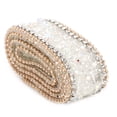 thumbnail image 3 of Diamond Ribbon2.5cm DIY Diamond Mesh Rhinestones Ribbon Crystal Chain Trim Ribbon Convenient Use, 3 of 8