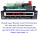 thumbnail image 3 of 2X 12V Bluetooth 5.0 Reproductor de MP3 Receptor Inalámbrico Placa Decodificadora de MP3 Módulo de Radio FM para Automóvil TF USB Adaptador de Audio Auxiliar de 3,5 mm, 3 of 5