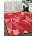 thumbnail image 3 of Ahgly Company Machine Washable Indoor Rectangle Transitional Red Area Rugs, 2' x 5', 3 of 7