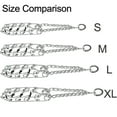 thumbnail image 2 of Real Fancy Dog Prong Collar Training Choke Chain Adjustable Puppy Pinch Collar Links with Comfort Rubber Tips and Quick Release Snap Buckle for Small Medium Large Dogs(Silver-XL), 2 of 7