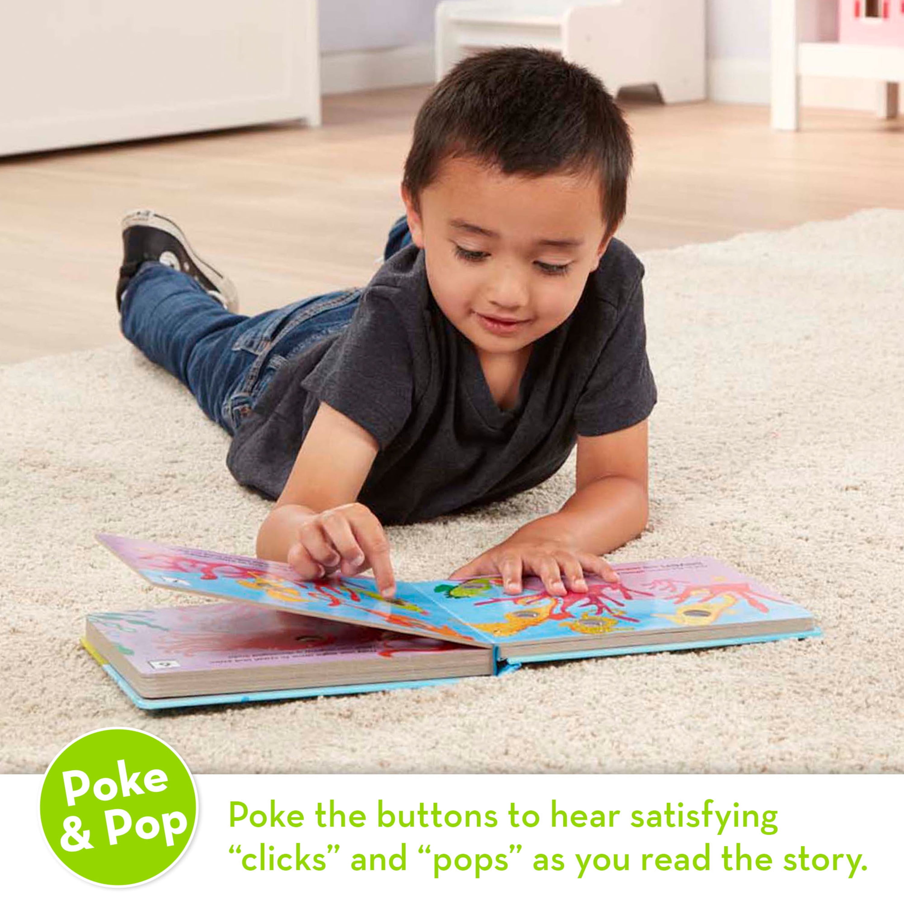 Melissa & Doug Children's Book - Poke-a-Dot: Who's in the Ocean (Board Book  with Buttons to Pop) - FSC-Certified Materials 