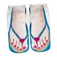 thumbnail image 2 of fenteer 2xManicure Print Flip Flop Socks Casual Fashion Funny Stocking for Christmas Yoga D, 2 of 8
