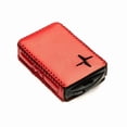 thumbnail image 4 of Vitodeco Leather Remote Key Fob Cover Case Protector Holder Compatible with Polestar - 4 Buttons, Red, 4 of 5