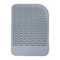 thumbnail image 3 of Alfombrilla resistente al calor Strade Fareast Limited para alisador de cabello y rizador color gris, 3 of 8