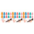 thumbnail image 3 of Langgg 10X Fingers Cover Protective Gear for Protection Training Prop Rubber Tips Firmness Multicolored Sweet Gift Practicing Accessories 3Set, 3 of 6