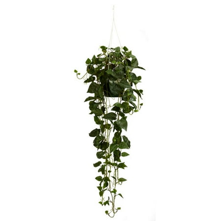 philodendron hanging basket silk plant walmart com philodendron hanging basket silk plant walmart com