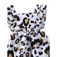 thumbnail image 7 of Franhais Newborn Baby Girls Sleeveless Romper, Casual Leopard Print Ruffle Jumpsuit Clothes, 7 of 7