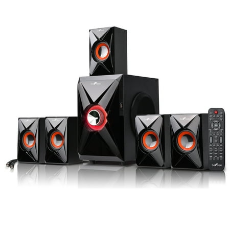 beFree Sound 5.1 Channel Surround Sound Bluetooth Speaker System- (Best 5.1 Speaker System Under 500)