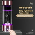 thumbnail image 3 of Portable Hydrogen Water Generator Bottle Hydrogen Rich Water Cup Large Capacity Food Grade BPA Free Rechargeable Portable Hydrogen Waterionizer Generator Portable Hydrogen Rich Water Glass, 3 of 5