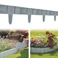thumbnail image 2 of 500+ Saves! Imitation Stone Garden Border Edging, Flexible Splicing Garden Fence, Decorative Landscape Edging for Lawn Flower Beds Pathways, 2 of 6