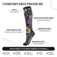 thumbnail image 2 of Pofeuu Colorful Compasses Print Compression Socks for Women & Men Circulation - Best Support for Nurses,Running,Athletic,Sports, 2 of 7
