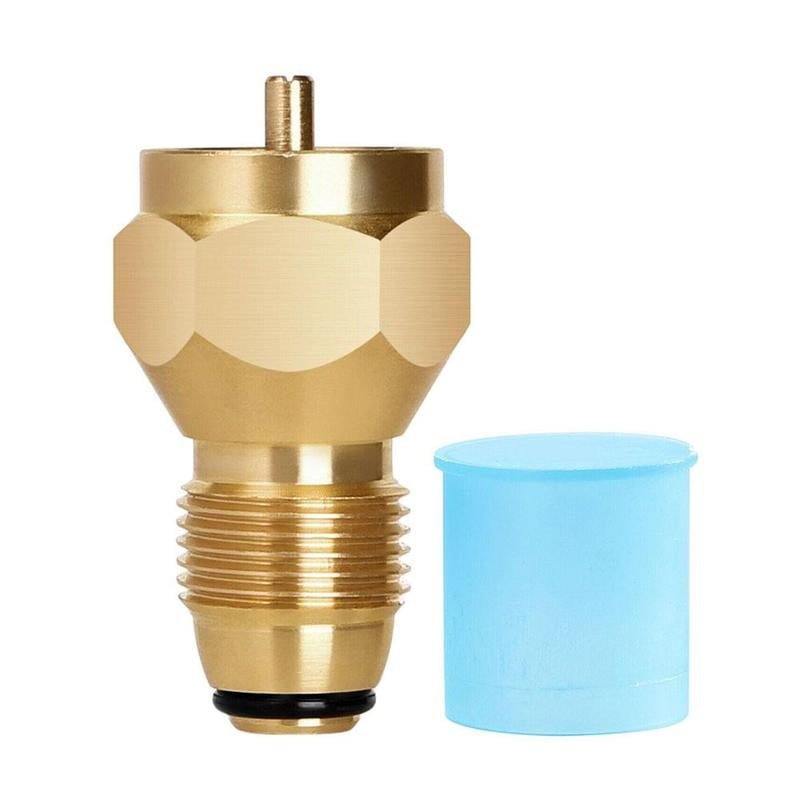 Propane Refill Adapter Lp Gas 1 Lb Cylinder Tank Coupler Y Heater Bottle H2A0