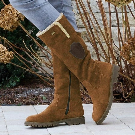 

Ediodpoh Cotton Boots Booties Boots Shoes for Women Snow Long Knee Hign Boots Women s Boots Women Boots Brown 7.5