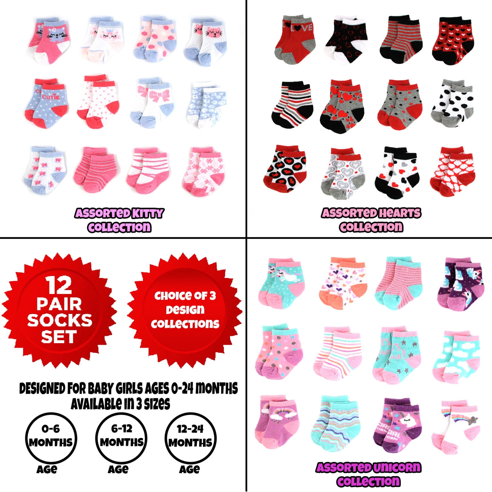 rising star baby socks