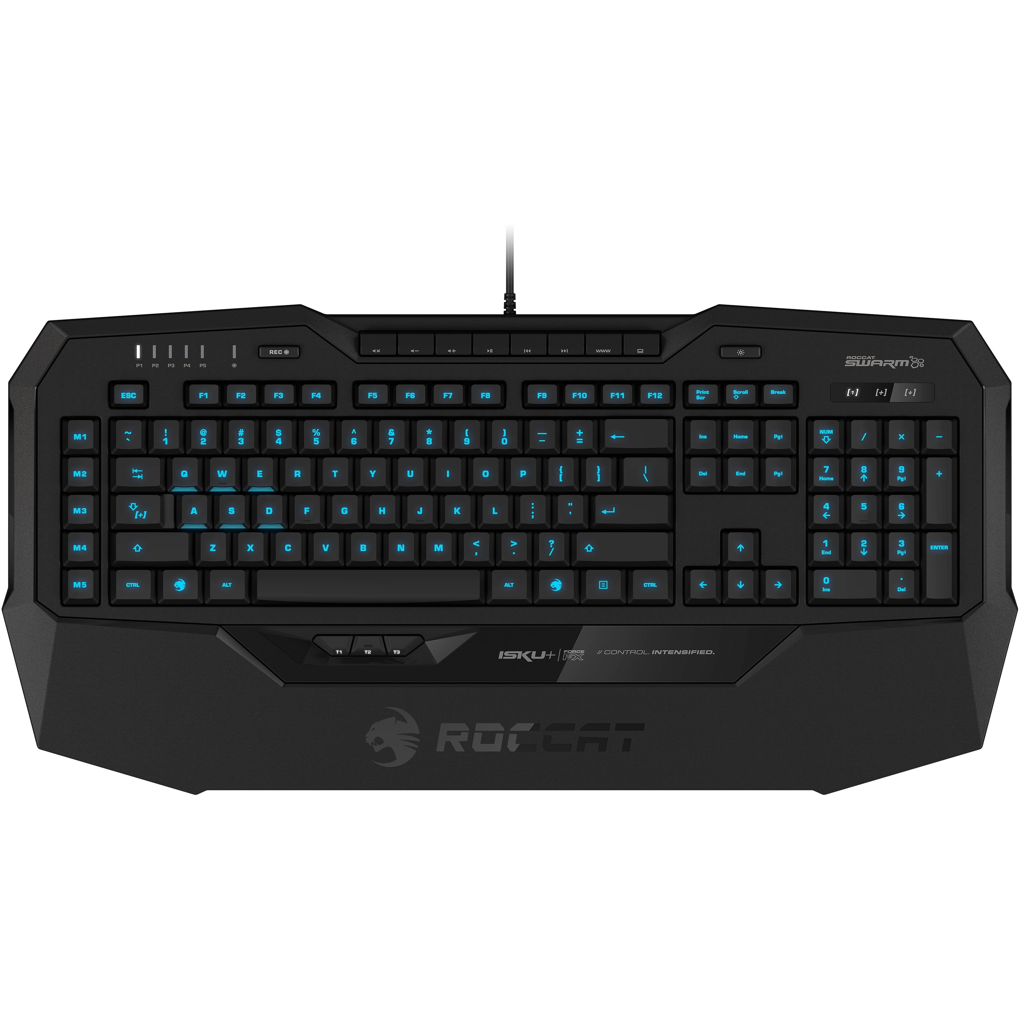 Roccat Isku+ Force FX, RGB Gaming Keyboard With PressureSensitive Key