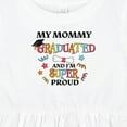 thumbnail image 4 of Inktastic My Mommy Graduated and I'm Super Proud Girls Baby Dress, 4 of 5