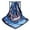 Navy, variant on Alitao Silk Scarf Head Scarf Women Casual Scarf Silk Flower Printed Silk Scarf Printing Square Scarf Turban Scarf for Women Coffee One Size