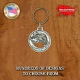 thumbnail image 4 of German Shorthair Keychain, D086KC, 1 1/2 Inch, Dog, Pointer, Metal, Pet, Gift, Handmade in the USA, Variety of Dog Breed Designs Available, 100% American Made, 4 of 8