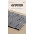 thumbnail image 2 of Silicone Electric Food Warmer Mat Portable Foldable Heating Pad Fast Heating Food Plate Warmer for Dining Table (US),C, 2 of 6