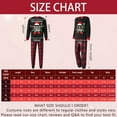 thumbnail image 3 of Tumao Family Christmas Pyjamas Set, Sleepwear Long Sleeve, Print Top and Plaid Pants, PJs Xmas Festival Party Holiday Nightwear Dad Mom Adults, 3 of 8
