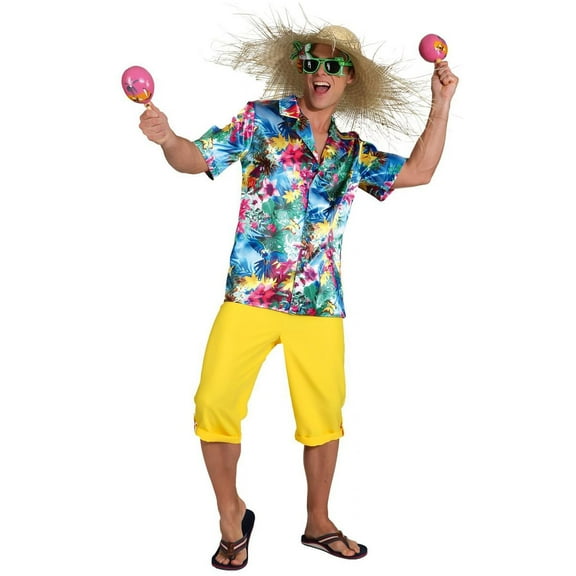 Orlob Mens Hawaii Shirt Adult Costume Large Male