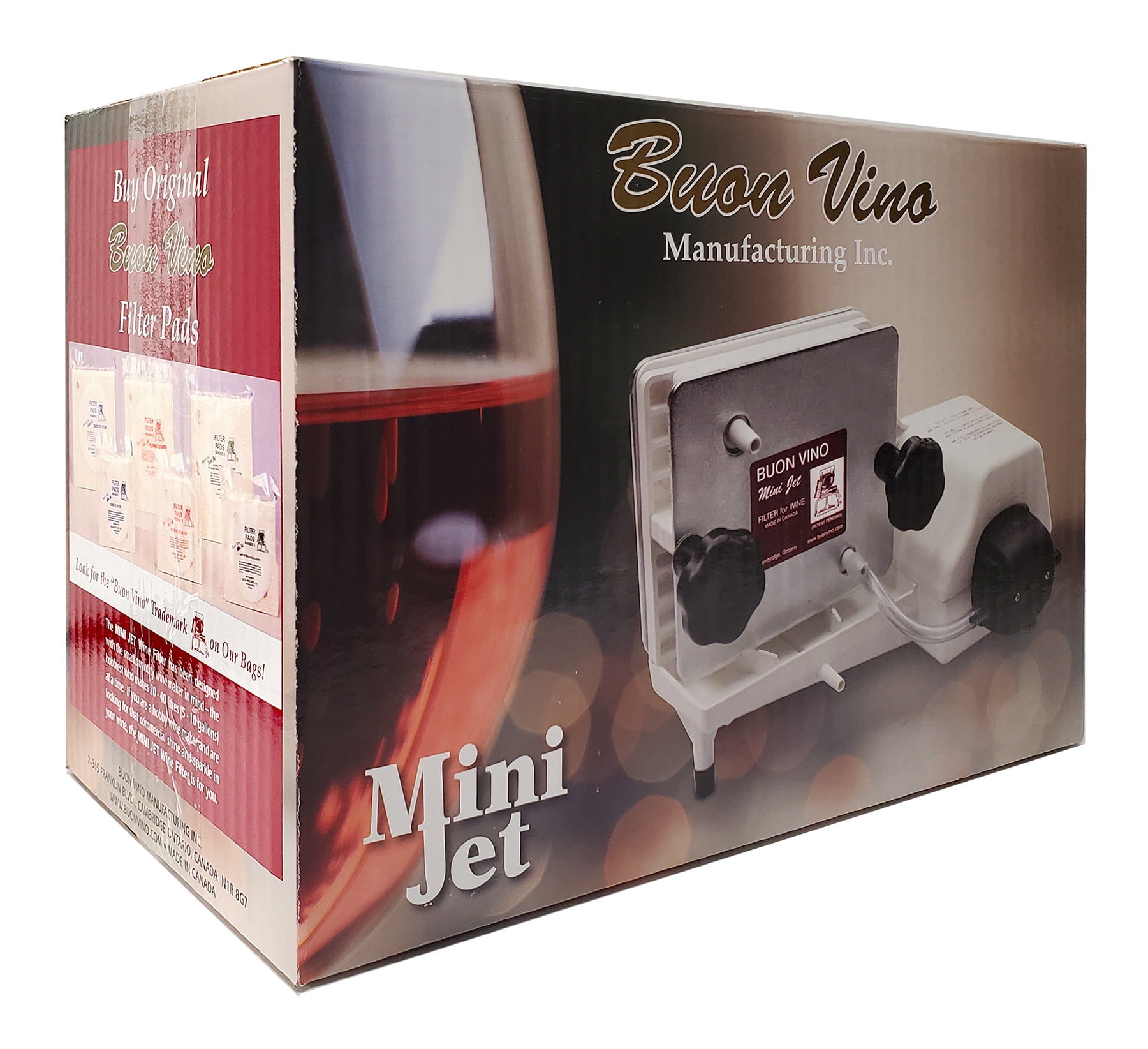 Amazon.com: Buon Vino Mini Jet Electric Wine Filter with