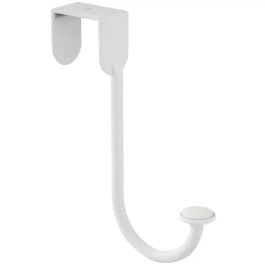 

National Hardware National Hardware N331-504 Metal Over The Door Hook Holder White With Porcelain Accent