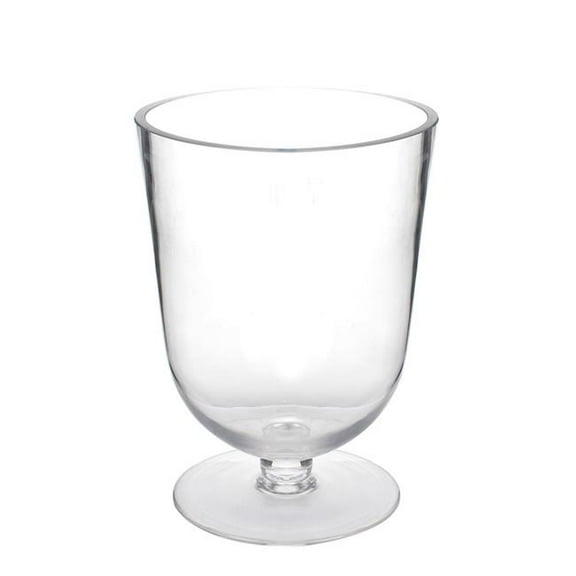 MDR Trading Inc. AI-GL457-10_Q01 Clear Glass On A Pedestal Base Vase