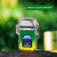 thumbnail image 3 of openpig USB Rechargeable Electric Lighter, Windproof Plasma Lighters, Waterproof Flameless Lighter with Flashlight for Hiking, Camping Gear, Survival, C, 3 of 5