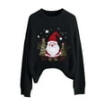 thumbnail image 6 of ZHOUCHANKIDS Christmas Sweaters for Women - Funny Festive Womens Christmas Sweaters - Cute Winter Holiday Outfit Black M, 6 of 6