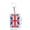 C, variant on Double-Sided Print Flag Keychain Set, High-Definition Acrylic Key Rings, Lightweight and Sturdy Design for Keys and Bags, Ideal Travel Souvenirs for Travelers and Flag Enthusiasts