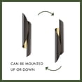 thumbnail image 3 of WV319405UBLB-Kuzco Lighting-Parducci - 2 Light Bath Vanity-Urban Bronze/Light Brass Finish, 3 of 7