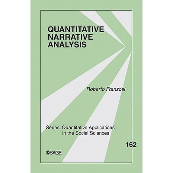 Pre-Owned Quantitative Narrative Analysis (Paperback) 1412925258 9781412925259