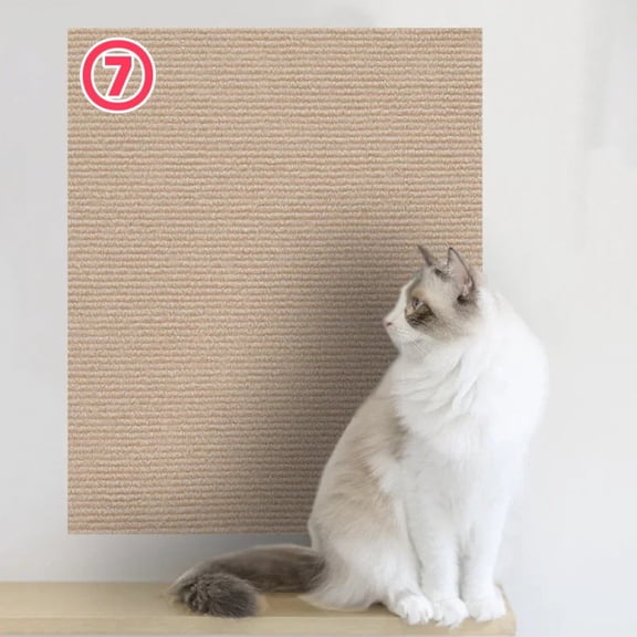 Cat Scratching Mat Trimmable Cat Carpet with Self-Adhesive Cat Scratching Carpet Corner Wall Cat DIY Scratch Furniture Protector