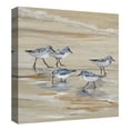 thumbnail image 4 of Masterpiece Art Gallery Sandpiper Beach II Amber by Studio Arts Canvas Art 24" x 24", 4 of 4