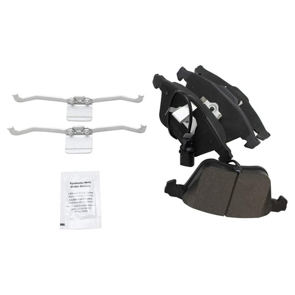 TRQ Premium Posi Ceramic Brake Pad Front Kit for Audi A4 A6 VW CC Passat BFA73362