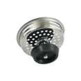 thumbnail image 3 of Highcraft Stainless Steel Kitchen Sink Drain Strainer Basket Universal Style Rubber Stopper, 3 of 6