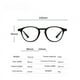 thumbnail image 3 of Gafas anti-luz azul, gafas de ordenador lisas con marco redondo y espejo plano retro para hombres y mujeres, 3 of 5