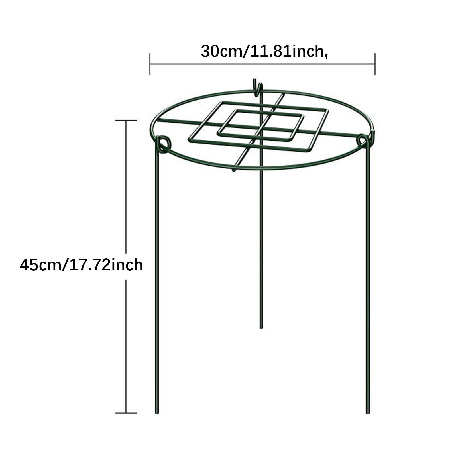 colaxi 3 Pieces Peony Support Cage Strong for Lupin Flopping Flowers Outdoor Plants 30x45cm