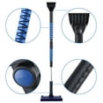 thumbnail image 4 of 48" Extendable Snow Brush and Ice Scraper for Car Windshield Window Aluminum Snow Removal Winter Tools 3 in 1 w/Bristle Broom Head Foam Grip for Trucks Vehicle SUV Accessories, 4 of 6
